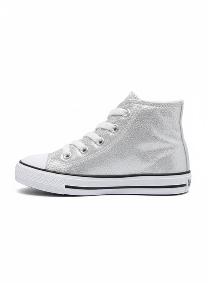 Batisa- Converse fille argentée